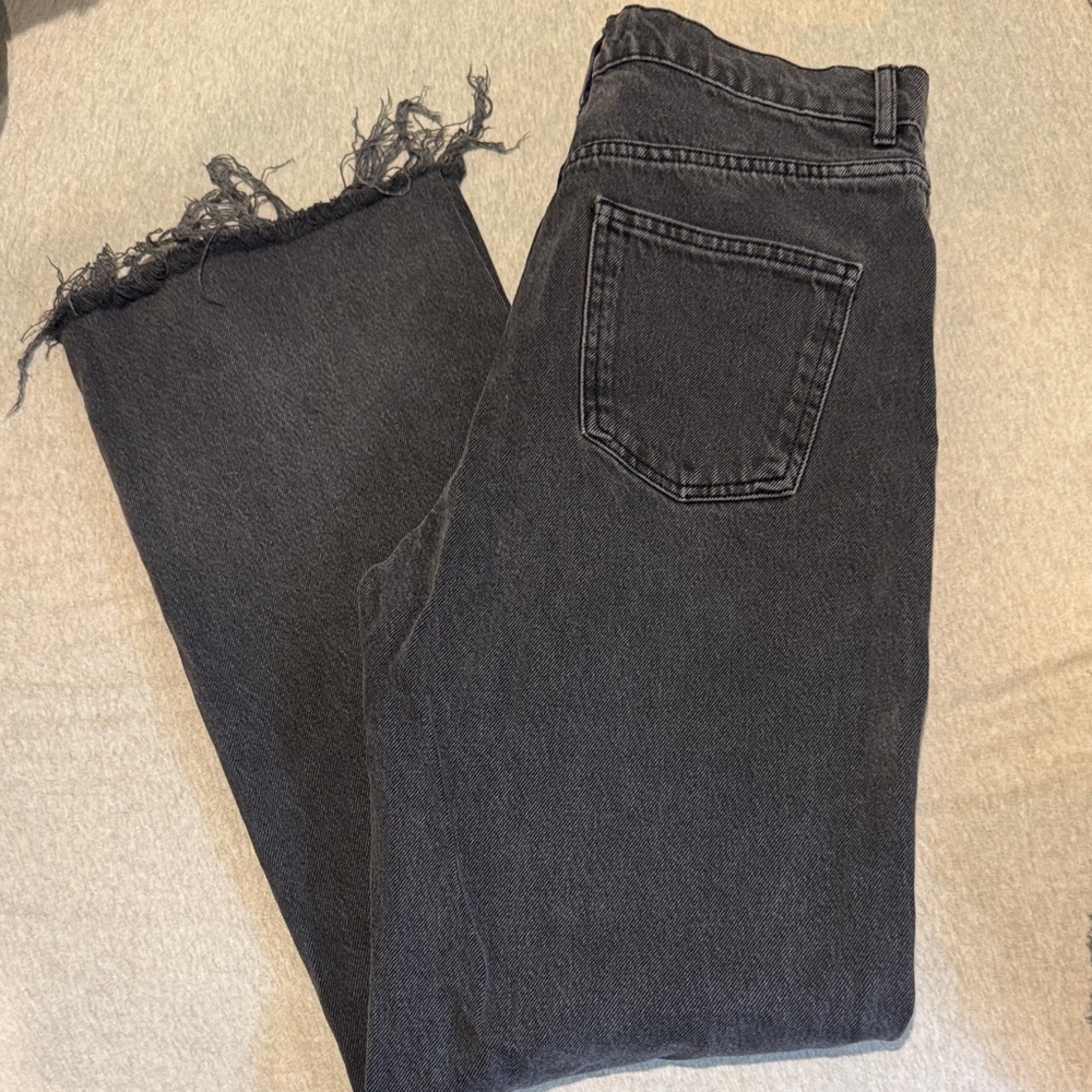 Zara Black Wide Leg Jeans